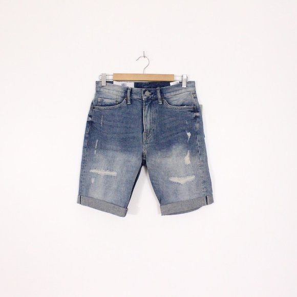 *H&M Slim Denim Shorts - Light denim blue - Picture 2 of 6